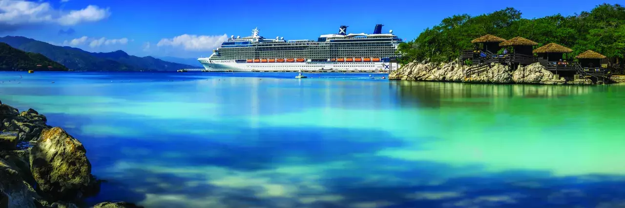 Celebrity Cruises sailing through the Caribbean 