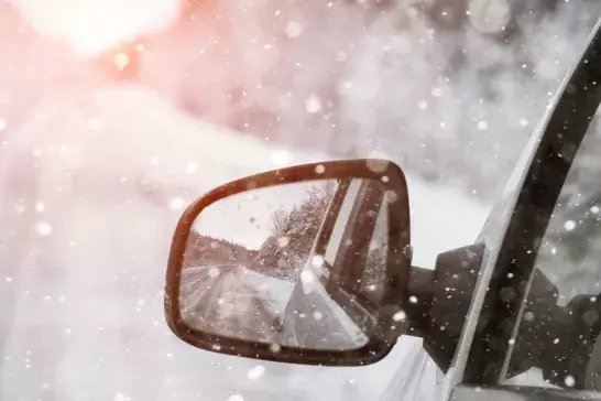 Car in the winter