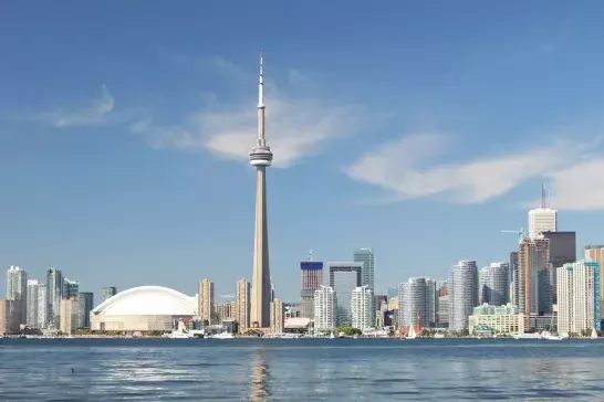 Beautiful Toronto Waterfront Cityscape