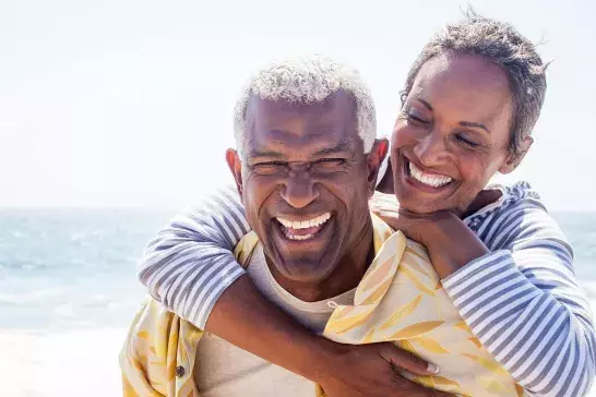 Image of couple on a beach