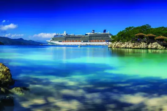 Celebrity Cruises sailing through the Caribbean 