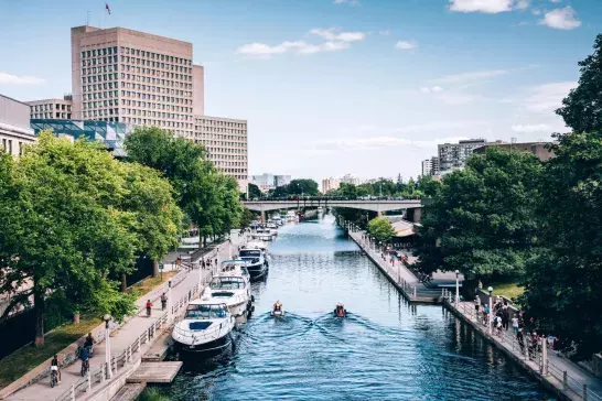 Rideau canal Architecture in Ottawa