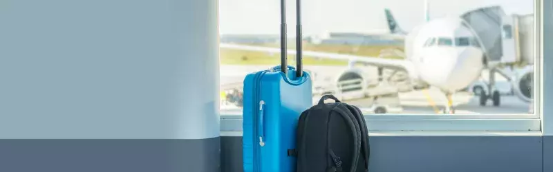 Luggage and bag at the airport