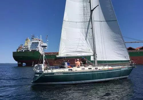 Sail Superior boat on Lake Superior