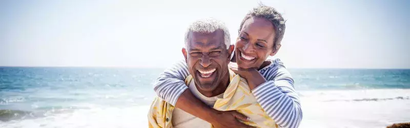 Image of couple on a beach