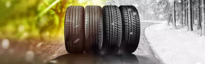 Swap summer tires for winter tires