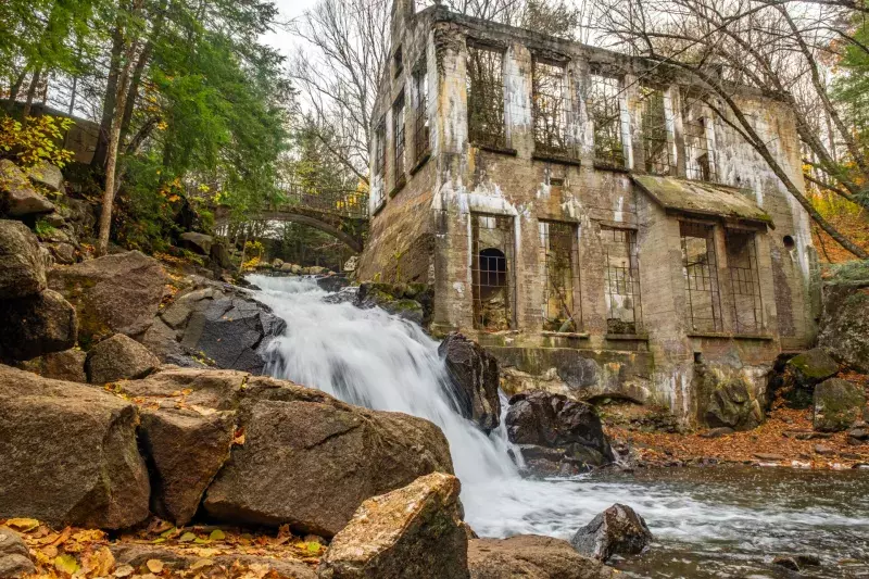 Gatineau Park waterfall- Carbide Willson ruins