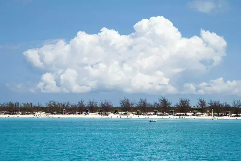 Half Moon Cay Island Tourist Beach