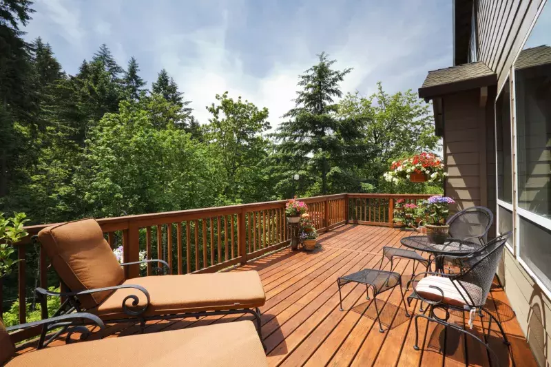 Sunny Back Deck